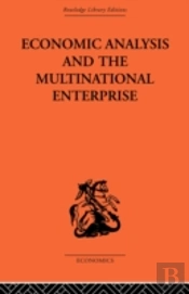 Economic Analysis And Multinational Enterprise