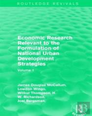 Economic Research Relevant To The Formulation Of National Urban Development Strategies