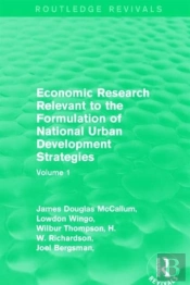 Economic Research Relevant To The Formulation Of National Urban Development Strategies
