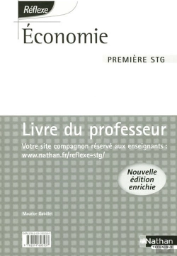 Bertrand.pt - Économie ; 1ère Stg ; Livre Du Professeur (Édition 2007)