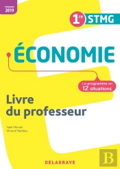 Economie 1re Stmg 2019 - Pochette - Livre Du Professeur