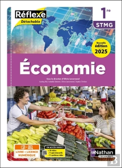 Bertrand.pt - Économie - 1re Stmg - Coll. Réflexe - Éd. 2025 - Livre + Licence