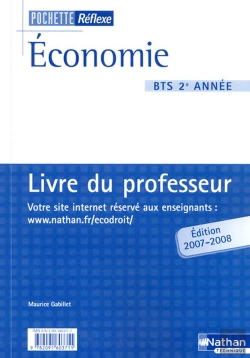 Bertrand.pt - Économie ; Bts 2e Année ; Livre Du Professeur (Édition 2007)
