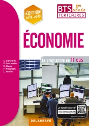 Économie ; Bts Tertiaires 1re Année ; Le Programme En 11 Cas ; Pochette Élève (Édition 2018/2019)