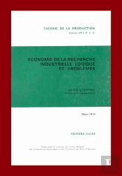 Économie De La Recherche Industrielle, Logique Et Problèmes