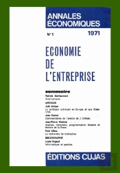 Économie De L'Entreprise