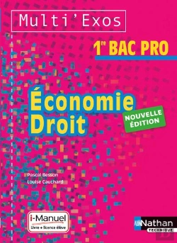 Bertrand.pt - Economie Droit 1ere Bac Pro Pochette (Milti'Exos) Livre + Licence Eleve 2015