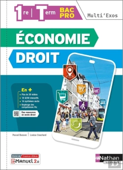 Bertrand.pt - Économie-Droit : 1re/Terminale : Bac Pro Tertiaires : Livre + Licence Élève (Édition 2022)
