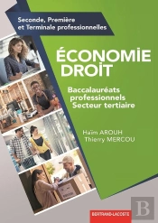 Économie - Droit ; 2de, 1re Et Terminale Professionelles ; Livre De L'Élève