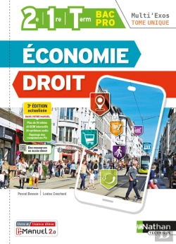 Bertrand.pt - Économie-Droit : 2de/1re/Terminale : Bac Pro Tertiaires : Livre + Licence Élève (Édition 2022)