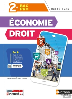 Bertrand.pt - Économie-Droit : 2de : Bac Pro Tertiaires : Livre + Licence Élève (Édition 2022)