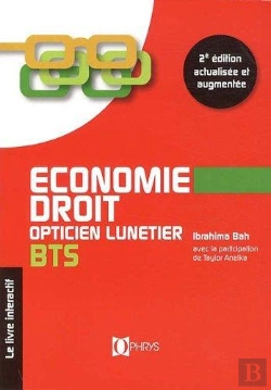 Bertrand.pt - Economie Droit Opticien Lunetier Bts - 2e Editionition - Livre Interactif
