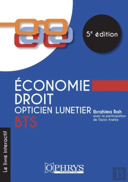 Bertrand.pt - Economie Droit Opticien Lunetier : Bts (5e Édition)