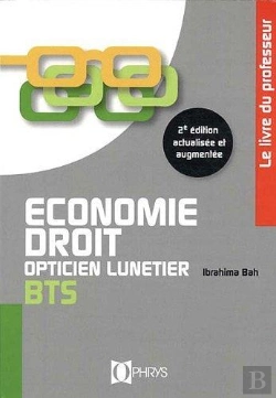 Bertrand.pt - Economie Droit Opticien Lunetier Bts - Livre Du Professeur