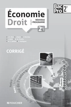 Bertrand.pt - Economie - Droit Seconde Bac Pro 2e Edition Corrige