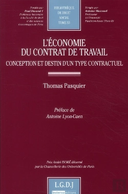 Bertrand.pt - economie du contrat de travail t.53 (