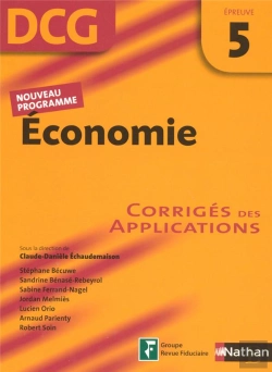 Bertrand.pt - Économie ; Épreuve 5 ; Dcg ; Corrigés Des Applications (Édition 2007)
