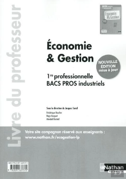 Bertrand.pt - Economie Et Gestion 1ere Professionnelle Bacs Pros Industriels Professeur 2015