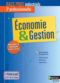 Bertrand.pt - Economie Et Gestion 2e Profes Bpros Industriels I--Manuel Livre + Licence Eleve 2014