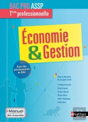 Economie Et Gestion Term Professionnelle Bac Pro Assp Livre + Licence Eleve 2016
