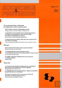 Bertrand.pt - Economie Et Prevision (N.194 2010/3)