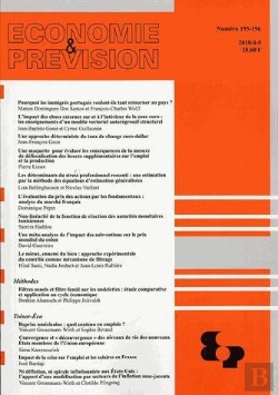 Bertrand.pt - Economie Et Prevision (N.195)