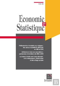 Bertrand.pt - Economie Et Statistique/ Economics And Statistics - Economie Et Statistique N 459