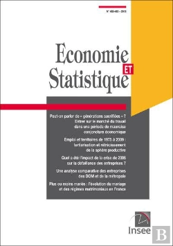 Bertrand.pt - Economie Et Statistique/ Economics And Statistics - Economie Et Statistique N  462-463
