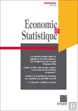 Bertrand.pt - Economie Et Statistique/ Economics And Statistics - Economie Et Statistique N 471