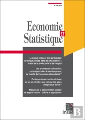 Economie Et Statistique/ Economics And Statistics - Economie Et Statistique N 474