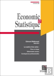 Economie Et Statistique/ Economics And Statistics - Economie Et Statistique N 475-476