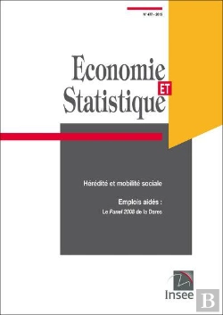 Bertrand.pt - Economie Et Statistique/ Economics And Statistics - Economie Et Statistique N  477