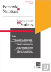 Economie Et Statistique/ Economics And Statistics N  513
