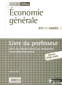 Bertrand.pt - Economie Generale Bts 1re Annee Pochette Reflexe Livre Du Professeur 2008/2009