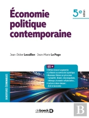 Économie Politique Contemporaine ; Analyse Et Diagnostics (5e Édition)