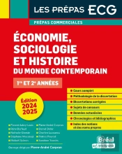 Economie, Sociologie Et Histoire Du Monde Contemporain 2024-2025 : 1re Et 2e Années (Édition 2024/2025)