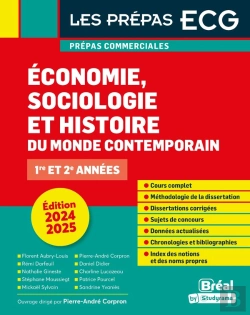Bertrand.pt - Economie, Sociologie Et Histoire Du Monde Contemporain 2024-2025 : 1re Et 2e Années (Édition 2024/2025)