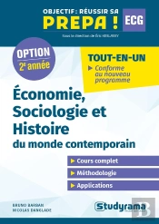 Économie, Sociologie Et Histoire Du Monde Contemporain : 2e Année