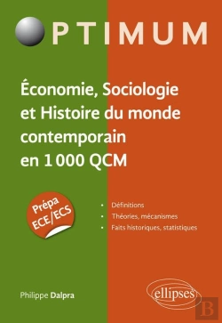 Bertrand.pt - Économie, Sociologie Et Histoire Du Monde Contemporain En 1000 Qcm ; Prépa Ece/Ecs