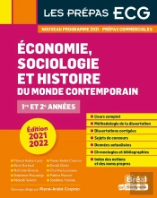Economie, Sociologie Et Histoire Du Monde Contemporain - Prepas Ecg - 1re & 2e Annees
