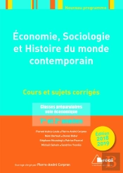 Economie, Sociologie, Histoire Du Monde Contemporain 2018-2019