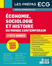 Économie, Sociologie, Histoire Du Monde Contemporain 2026-2027 : 1re Et 2e Années