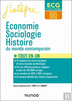 Bertrand.pt - Économie, Sociologie, Histoire Du Monde Contemporain ; Ecg 1 Et Ecg 2 ; Tout-En-Un (Édition 2025/2026)
