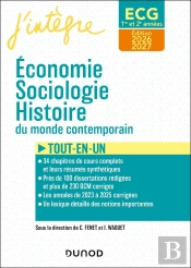 Économie, Sociologie, Histoire Du Monde Contemporain ; Ecg 1re Et 2e Années ; Tout-En-Un (Édition 2026/2027)