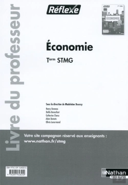 Bertrand.pt - Economie Term Stmg (Pochette Reflexe) Professeur - 2017
