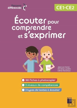 Bertrand.pt - Écouter Pour Comprendre Et S'Exprimer ; Ce1-Ce2