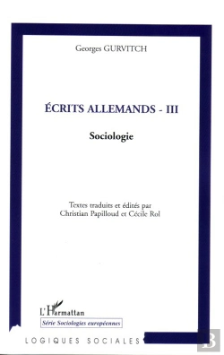 Bertrand.pt - Ecrits Allemands - Iii : Sociologie