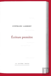 Écriture Première - Collection  Poiesis