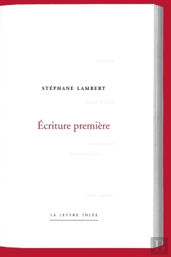 Bertrand.pt - Écriture Première - Collection  Poiesis