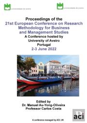 Ecrm2022 - Proceedings Of The 21st Conference On Research Methodology